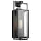 Nuvo Exhibit 1-Lgt Medium Wall Lantern - Matte Black / Clear Beveled Glass 60/7544 - alternate 5